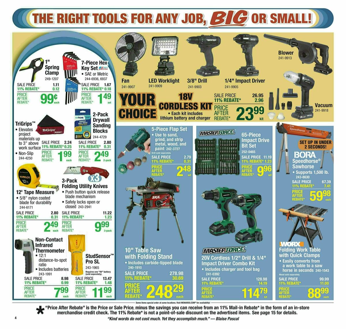 Menards Weekly Ad from July 9