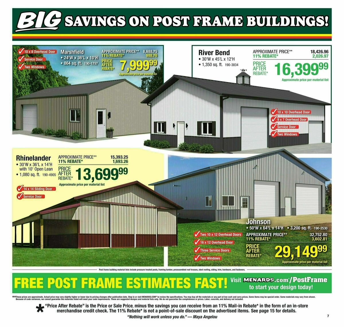 Menards Weekly Ad from July 9