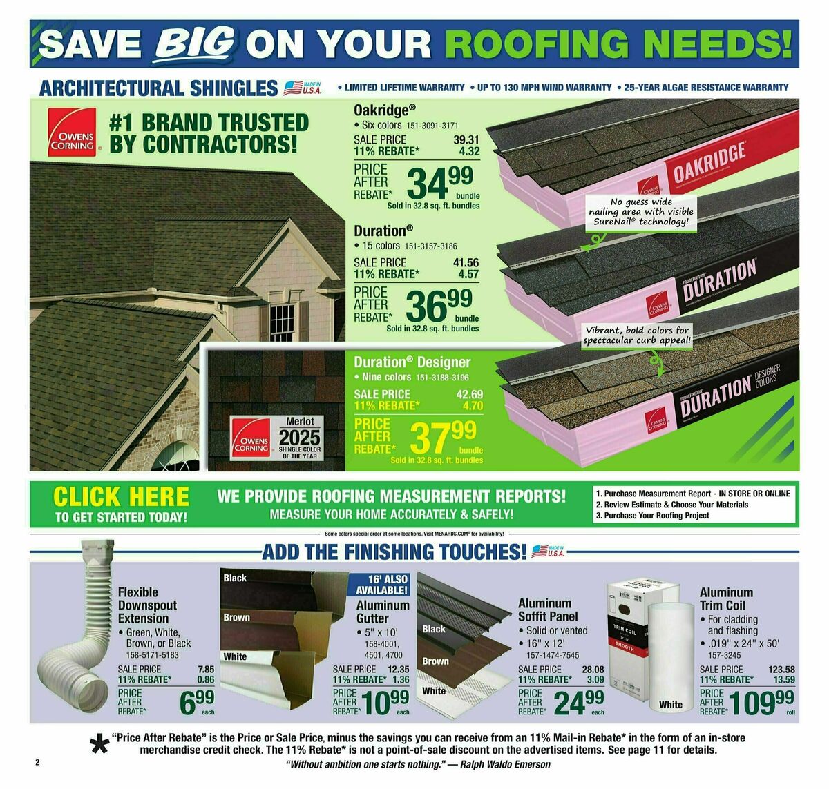Menards Weekly Ad from July 16