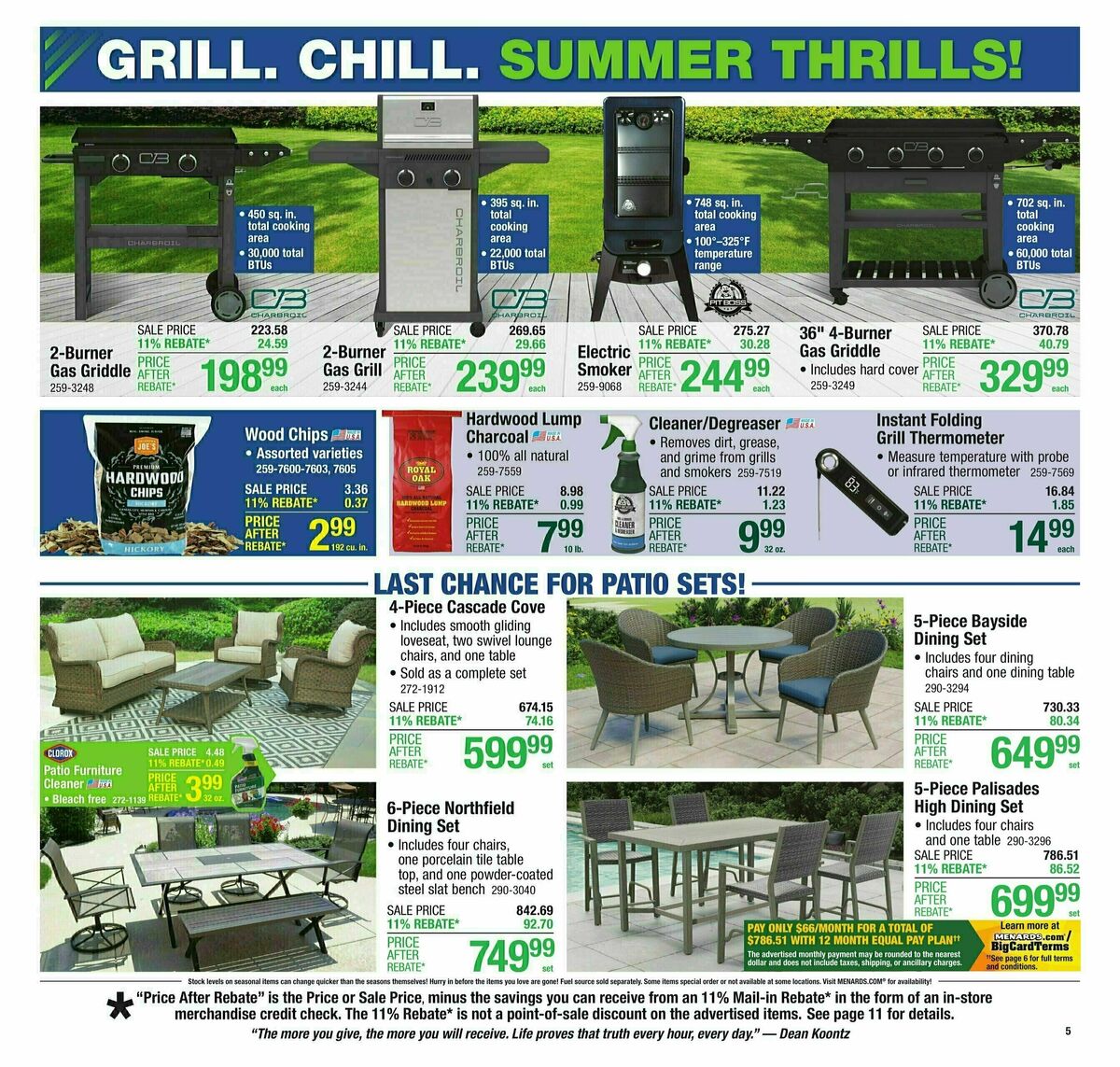 Menards Weekly Ad from July 16