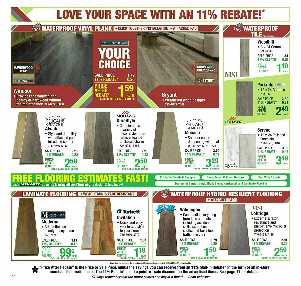 Menards Weekly Ad from July 23