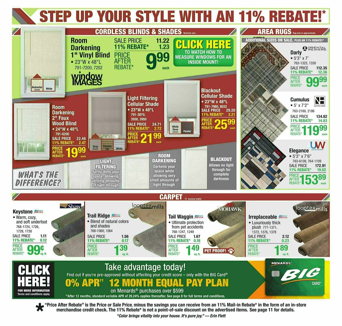 Menards Weekly Ad from July 23