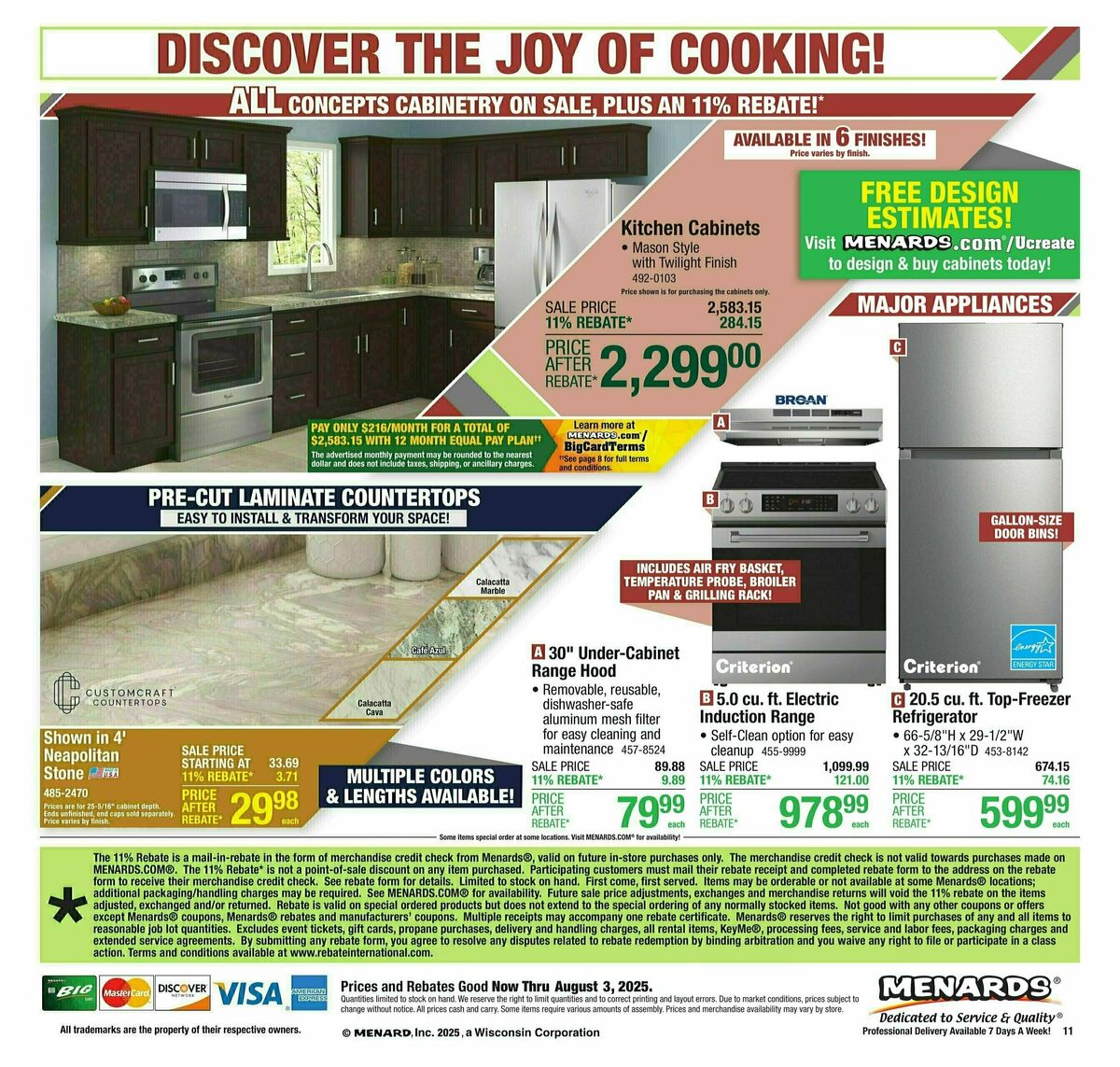 Menards Weekly Ad from July 23