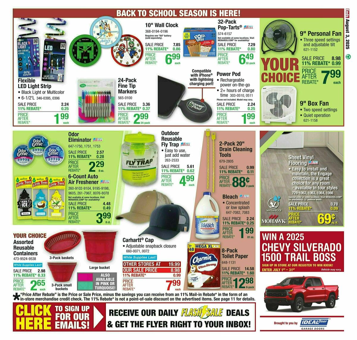 Menards Weekly Ad from July 23