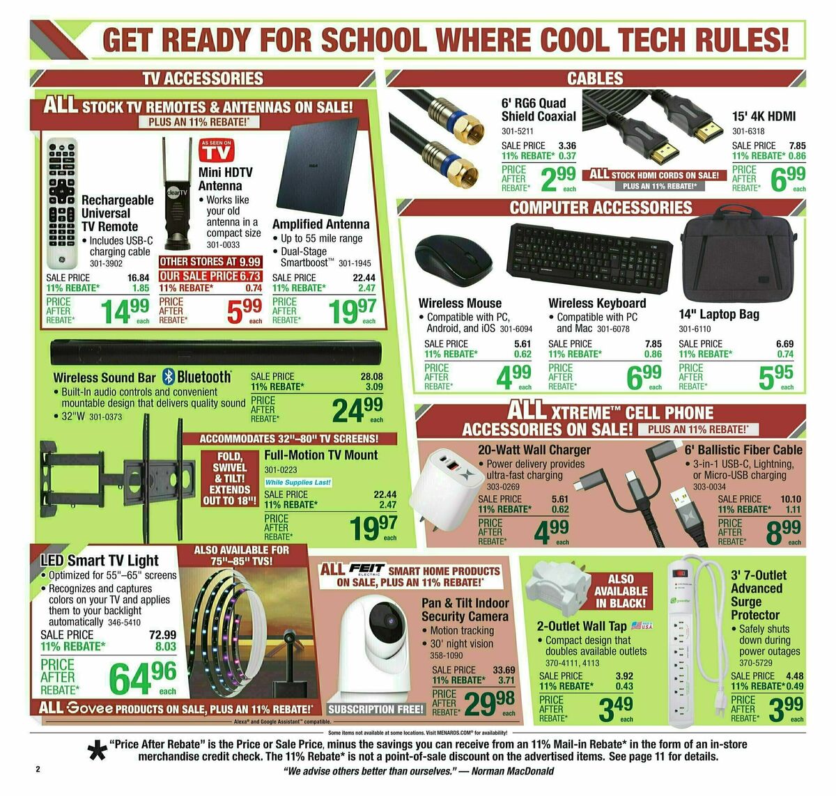 Menards Weekly Ad from July 23