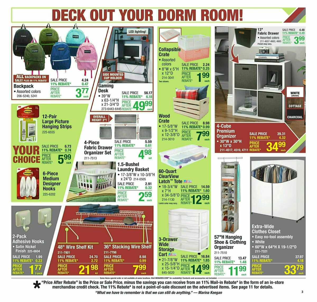 Menards Weekly Ad from July 23