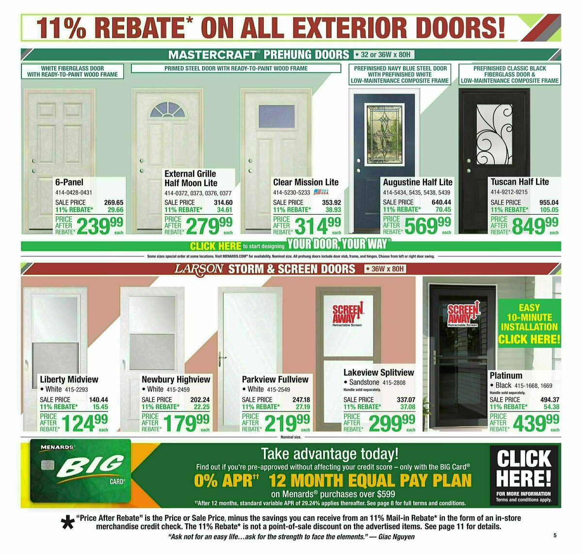 Menards Weekly Ad from July 23