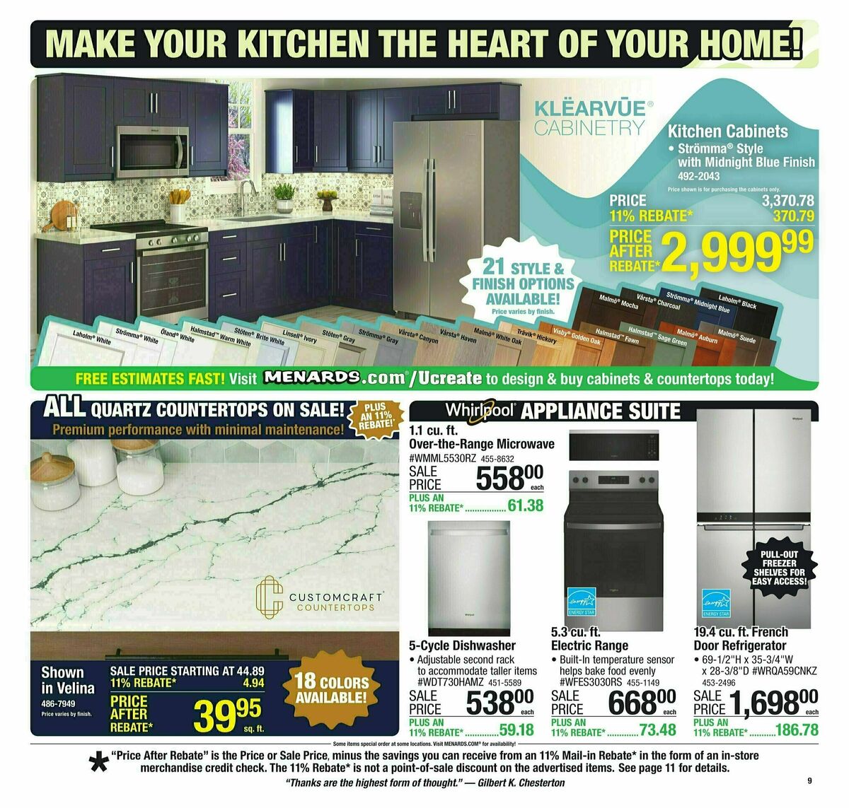 Menards Weekly Ad from July 30