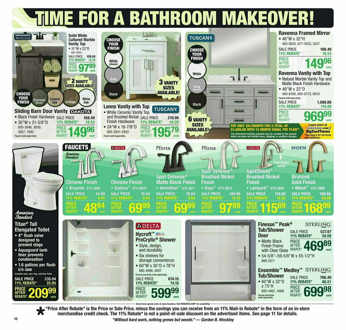 Menards Weekly Ad from July 30