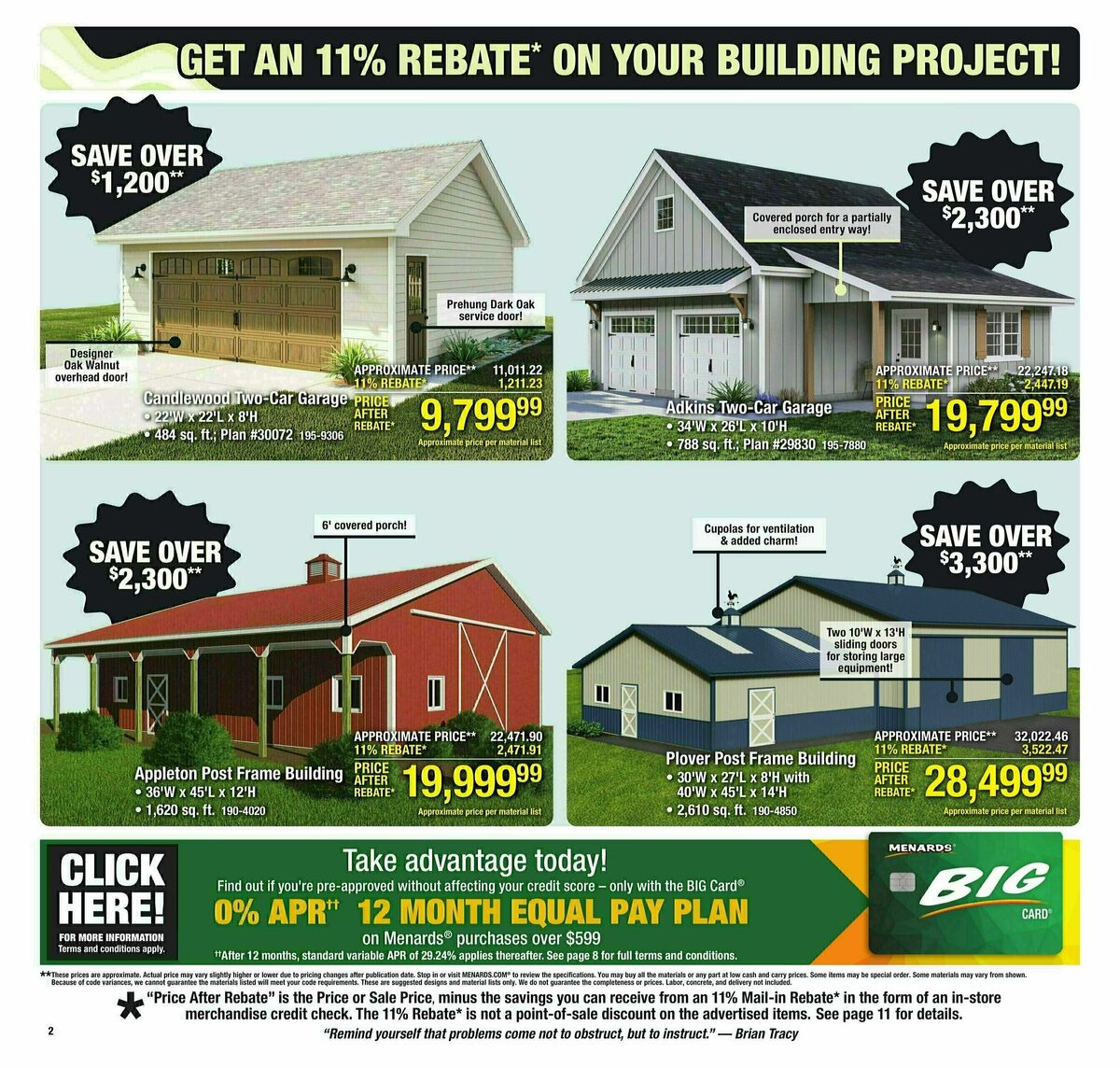 Menards Weekly Ad from July 30
