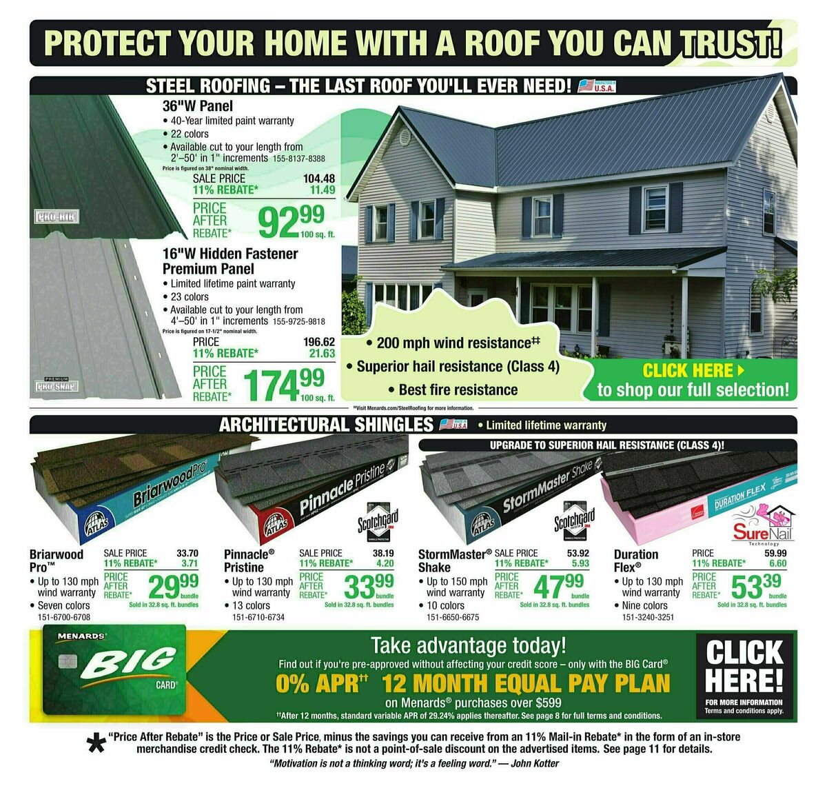 Menards Weekly Ad from July 30
