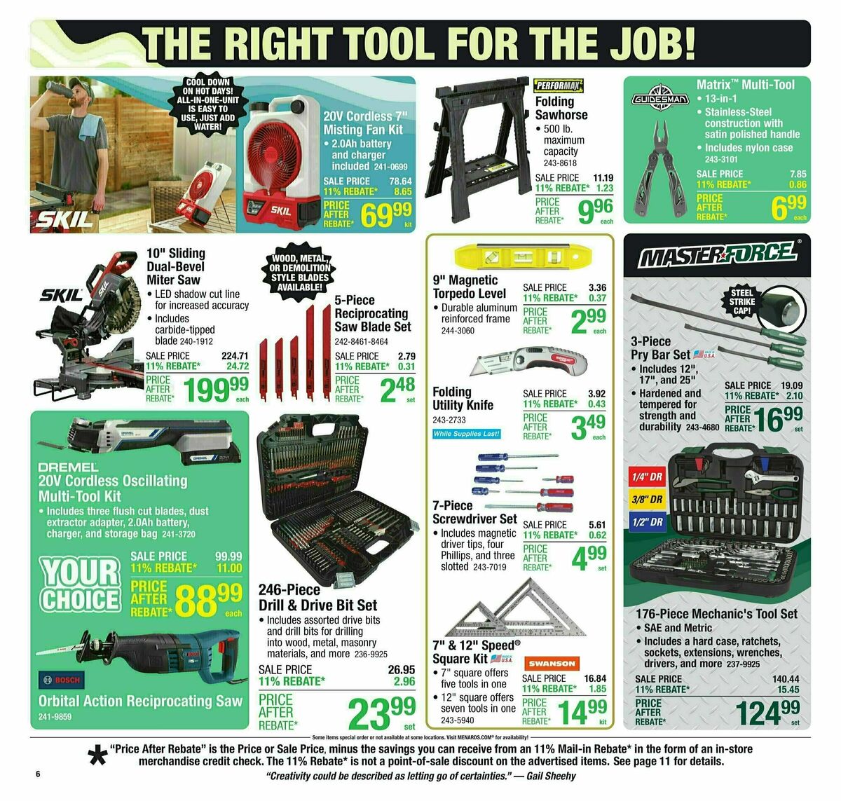 Menards Weekly Ad from July 30
