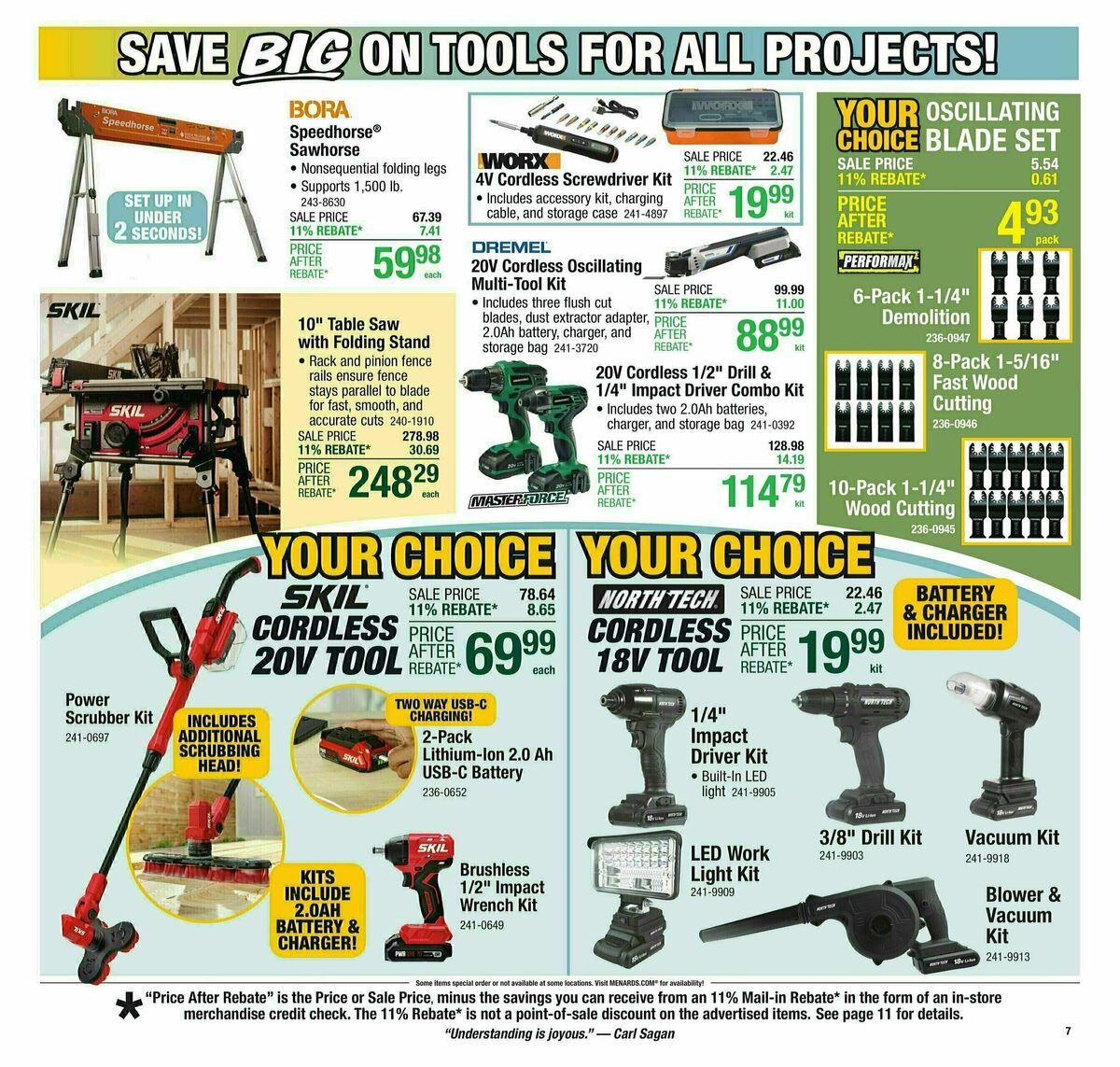 Menards Weekly Ad from August 6