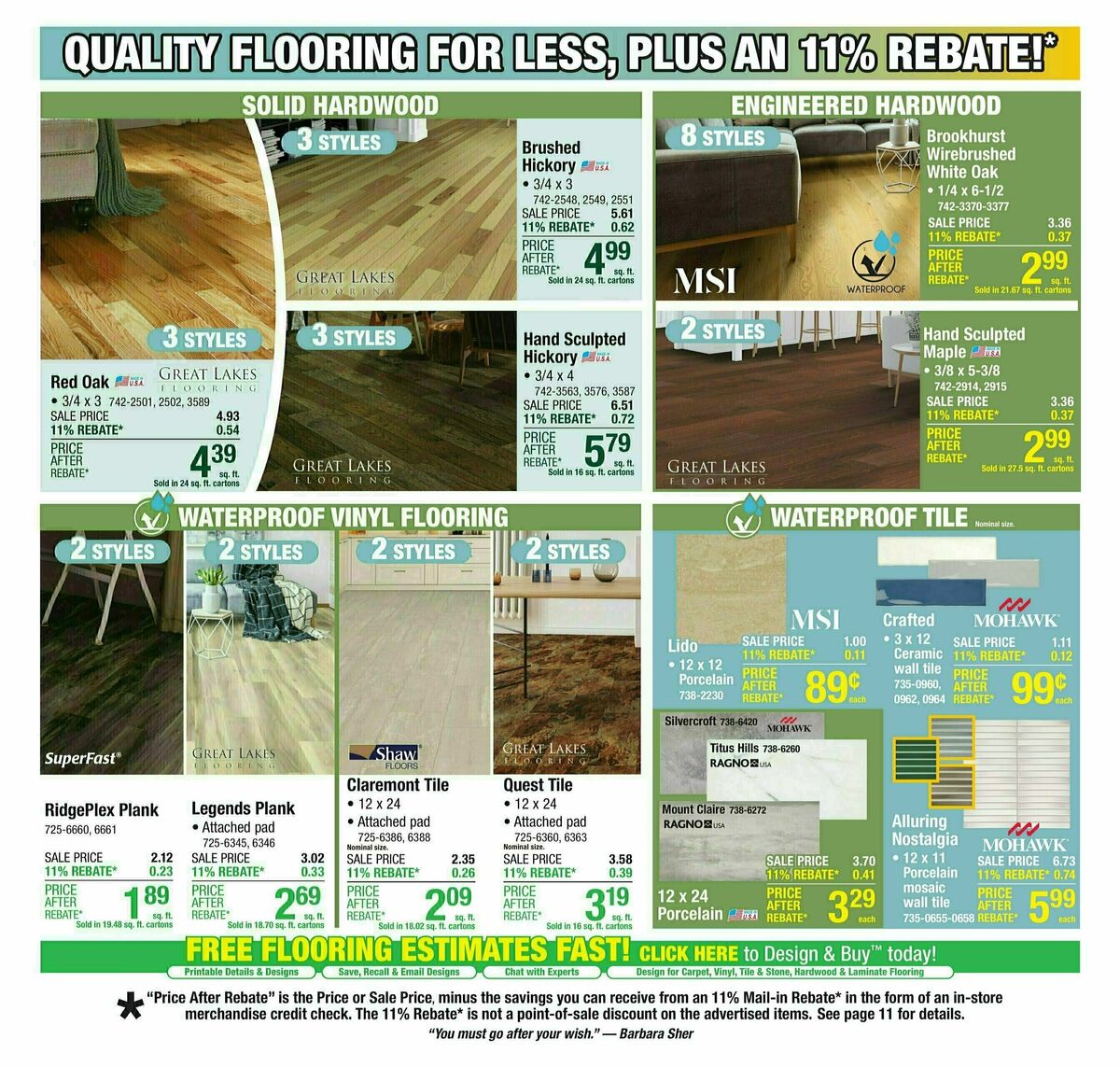 Menards Weekly Ad from August 6