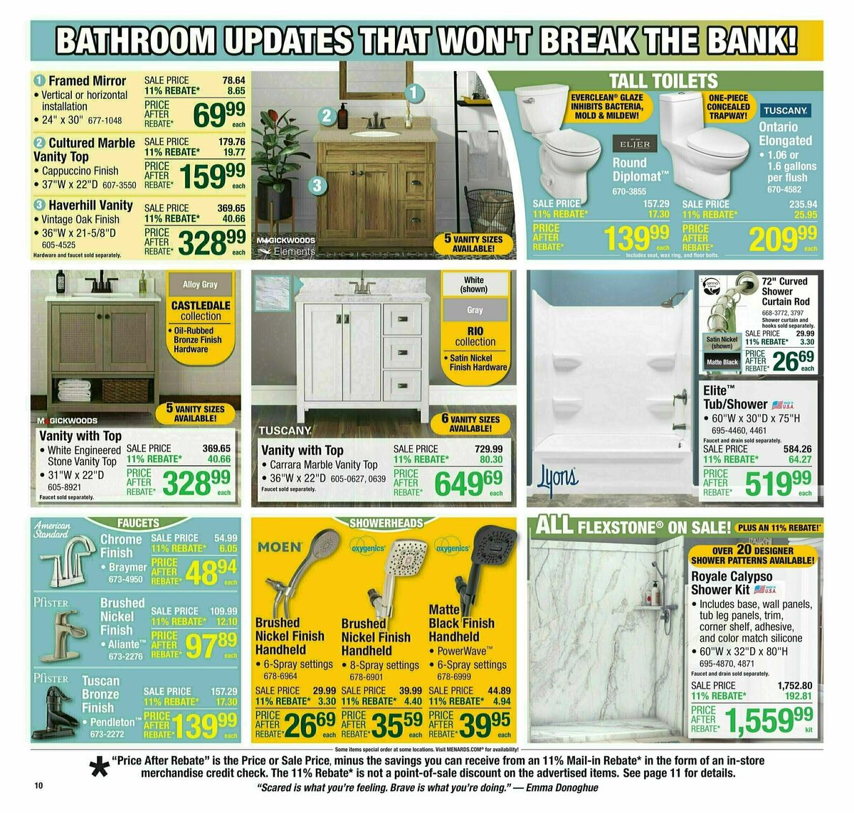 Menards Weekly Ad from August 6