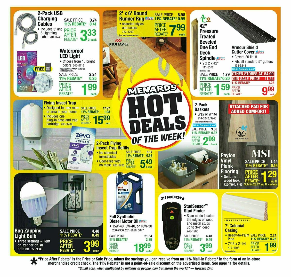 Menards Weekly Ad from August 6