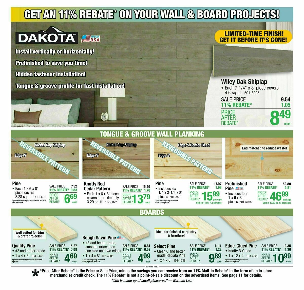 Menards Weekly Ad from August 6