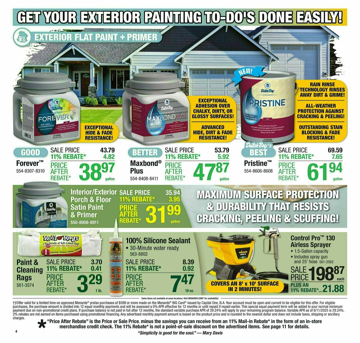 Menards Weekly Ad from August 6