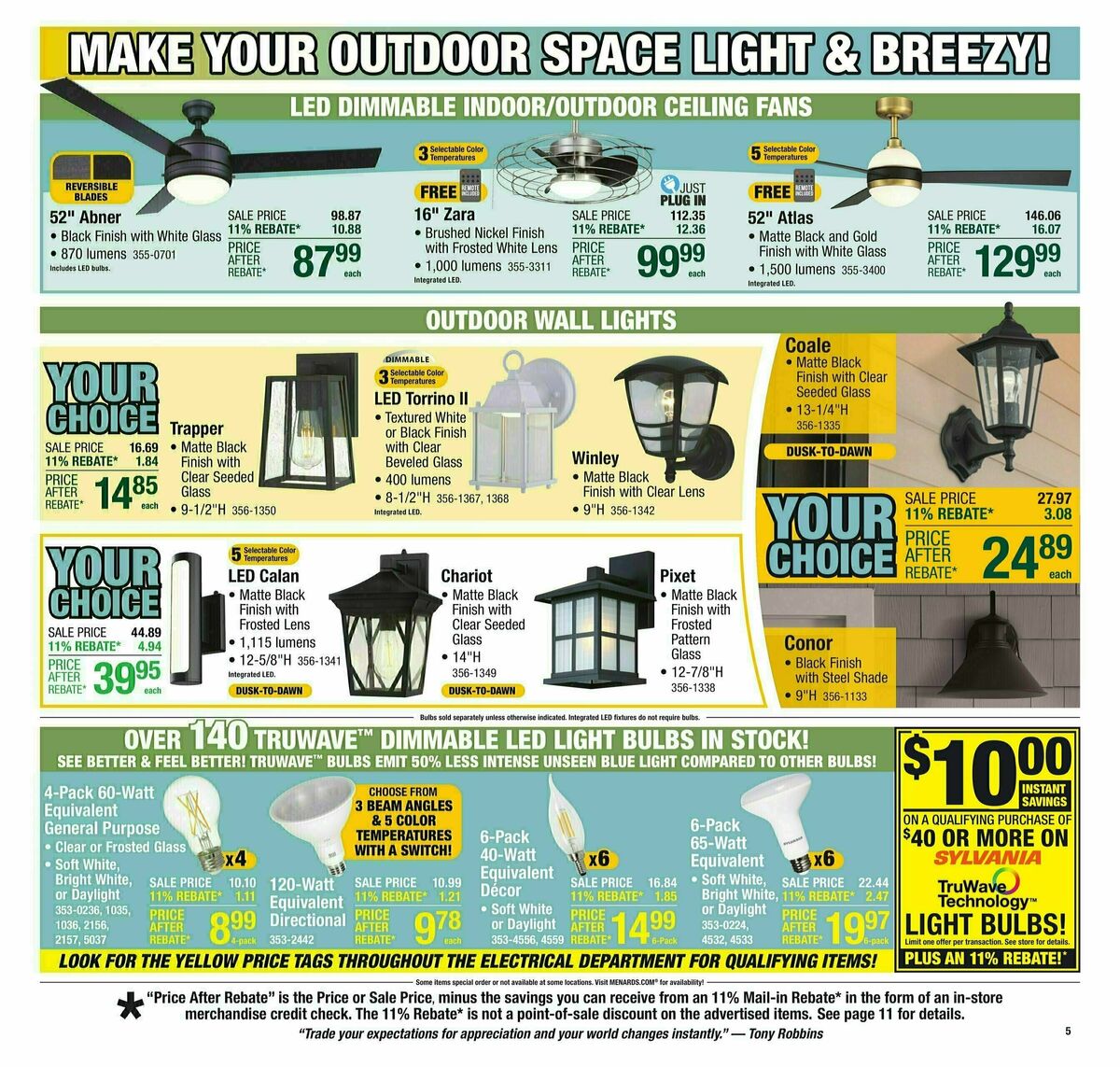 Menards Weekly Ad from August 6