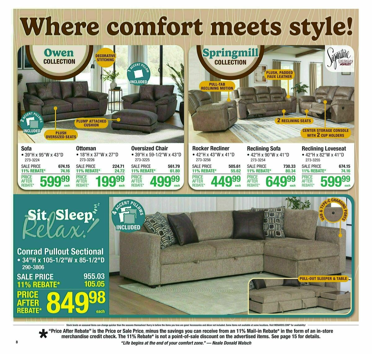 Menards Weekly Ad from August 13