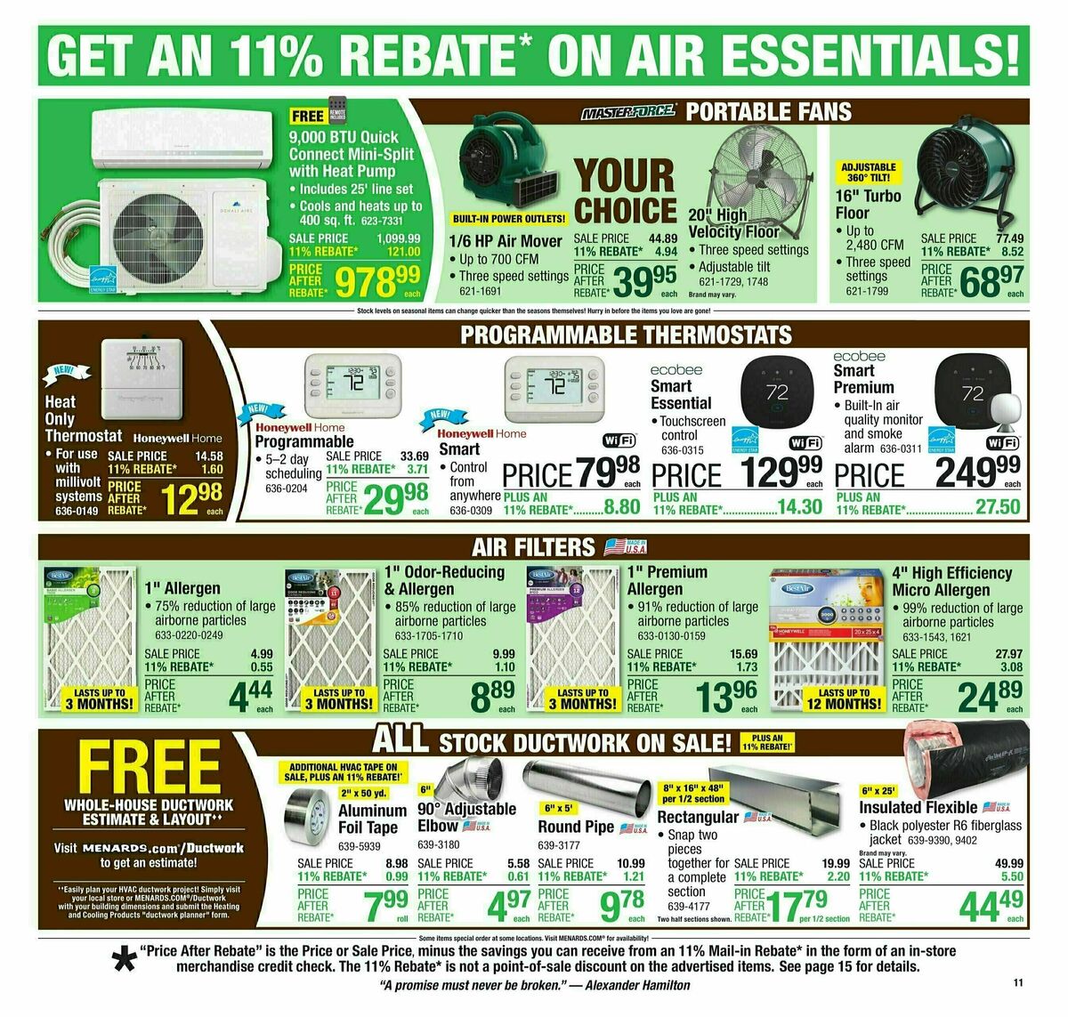 Menards Weekly Ad from August 13