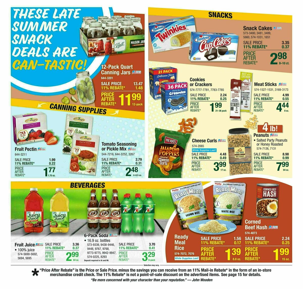 Menards Weekly Ad from August 13