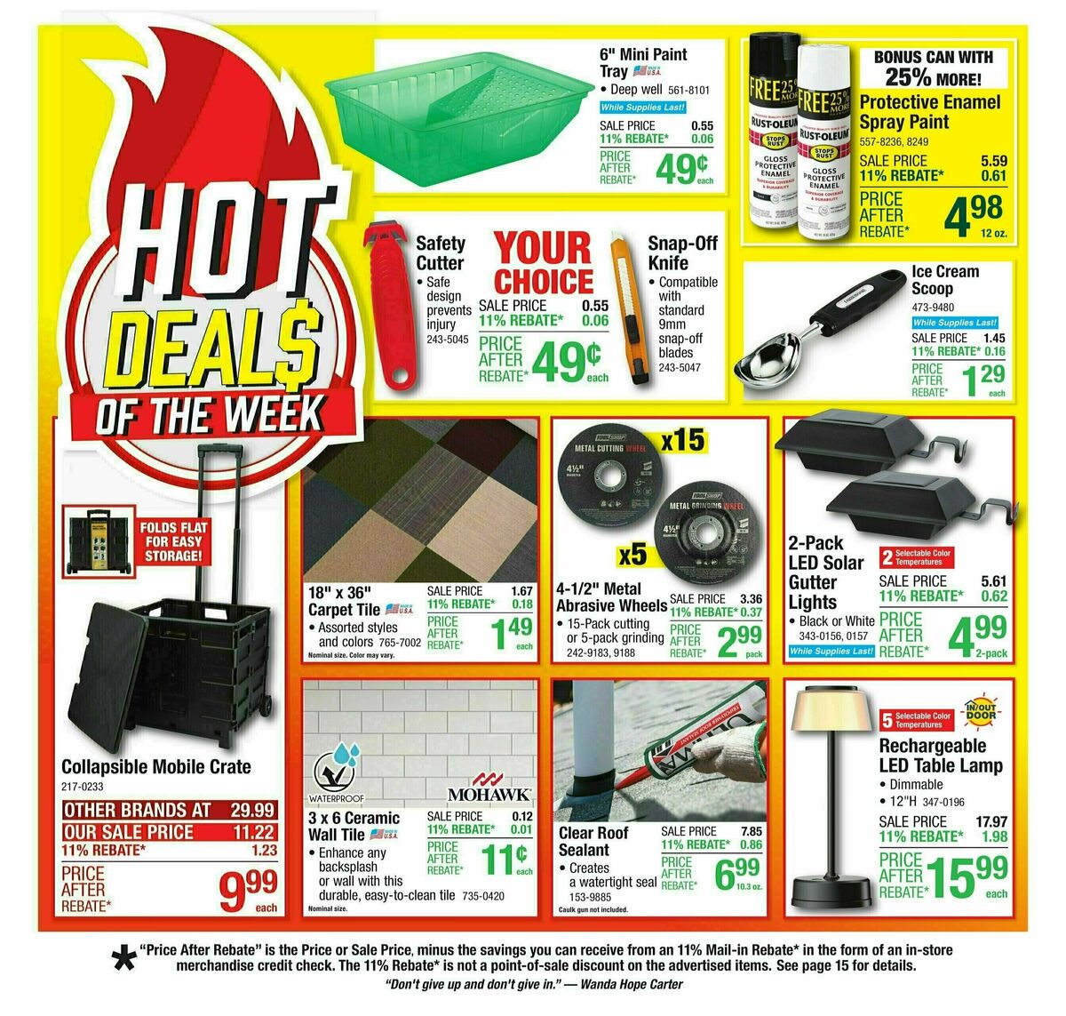 Menards Weekly Ad from August 13