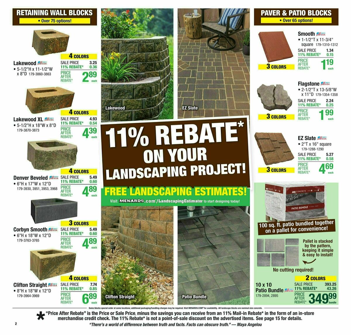 Menards Weekly Ad from August 13