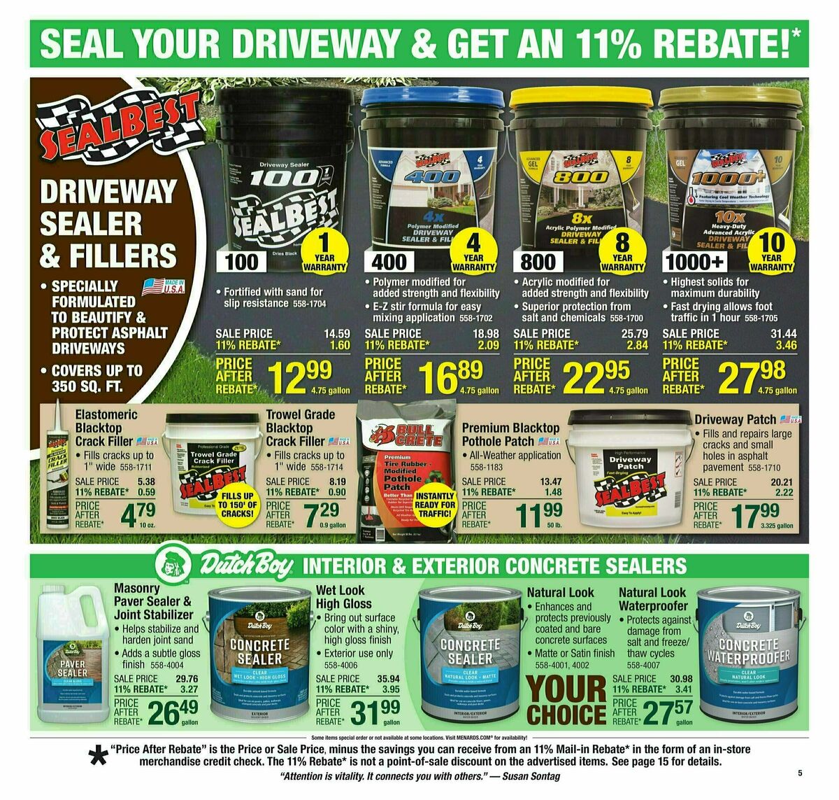 Menards Weekly Ad from August 13