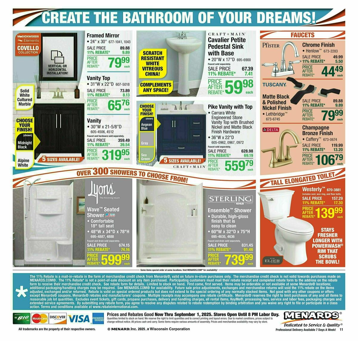 Menards Weekly Ad from August 20