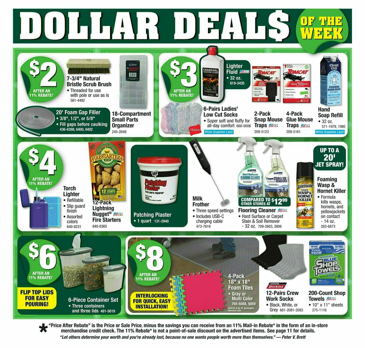 Menards Weekly Ad from August 20
