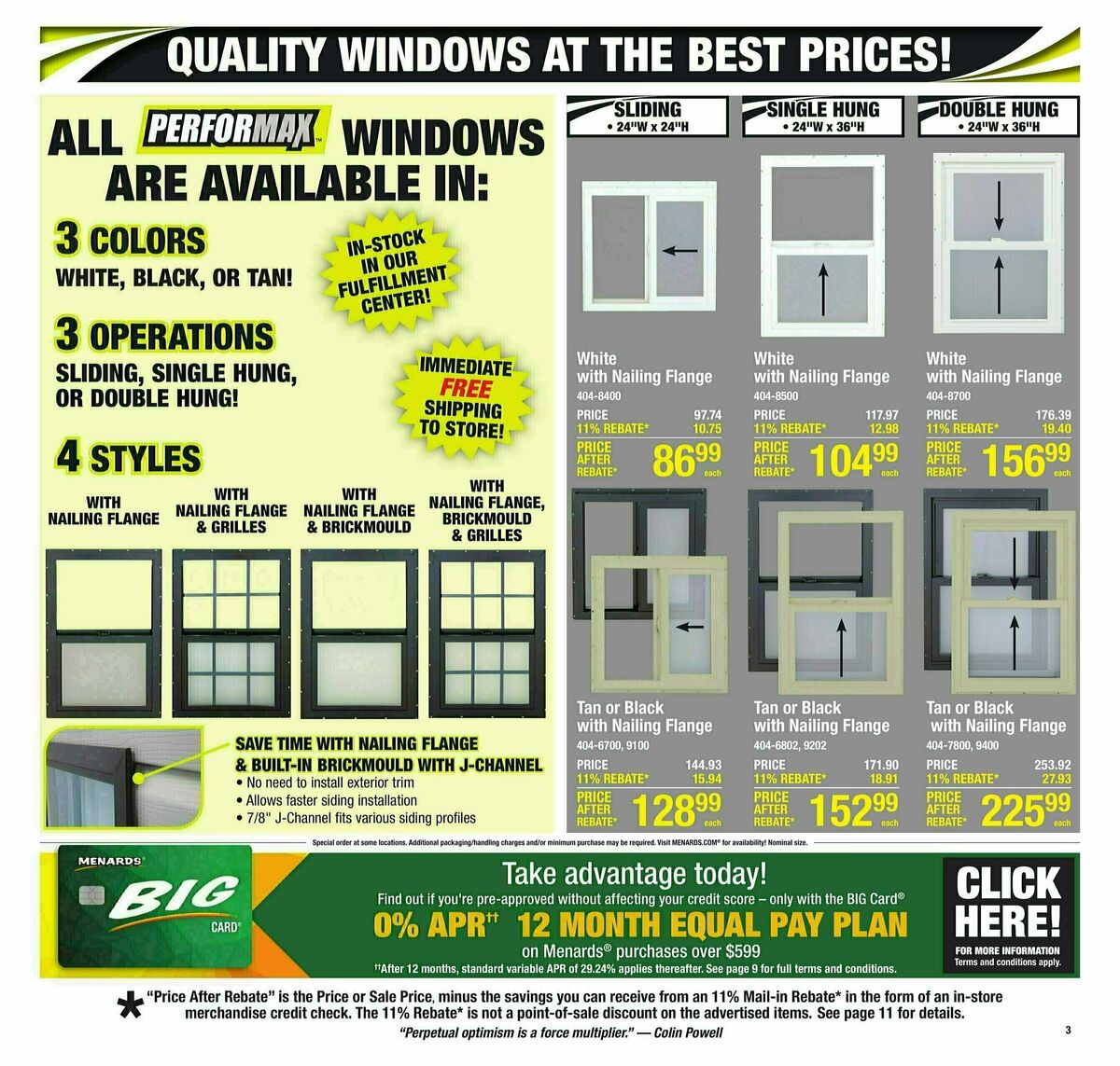 Menards Weekly Ad from August 20