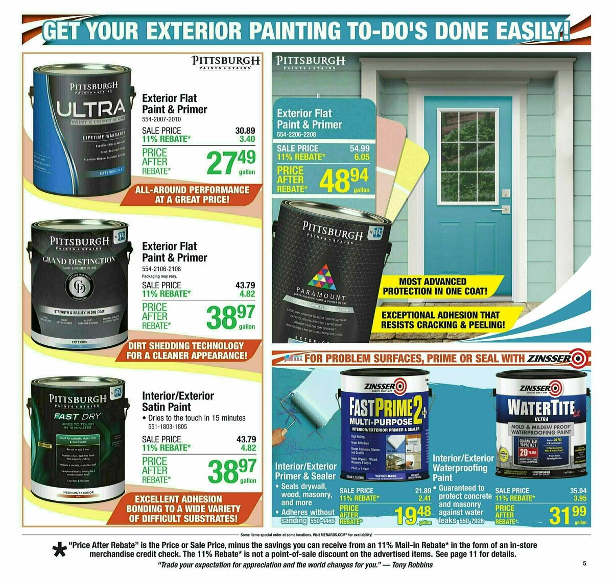 Menards Weekly Ad from August 20