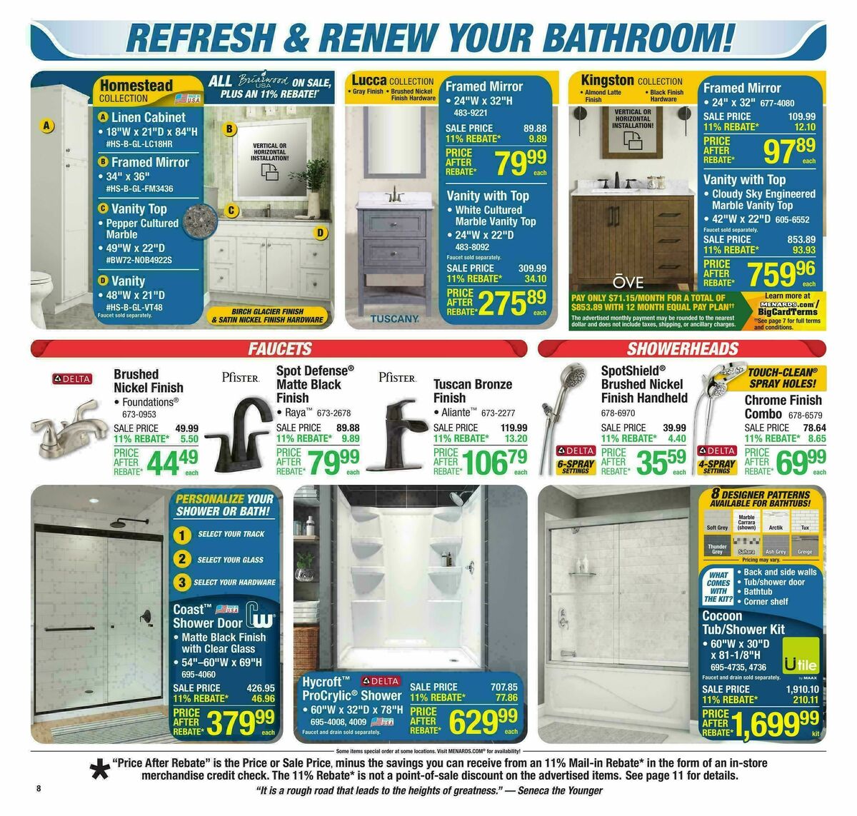 Menards Weekly Ad from August 27