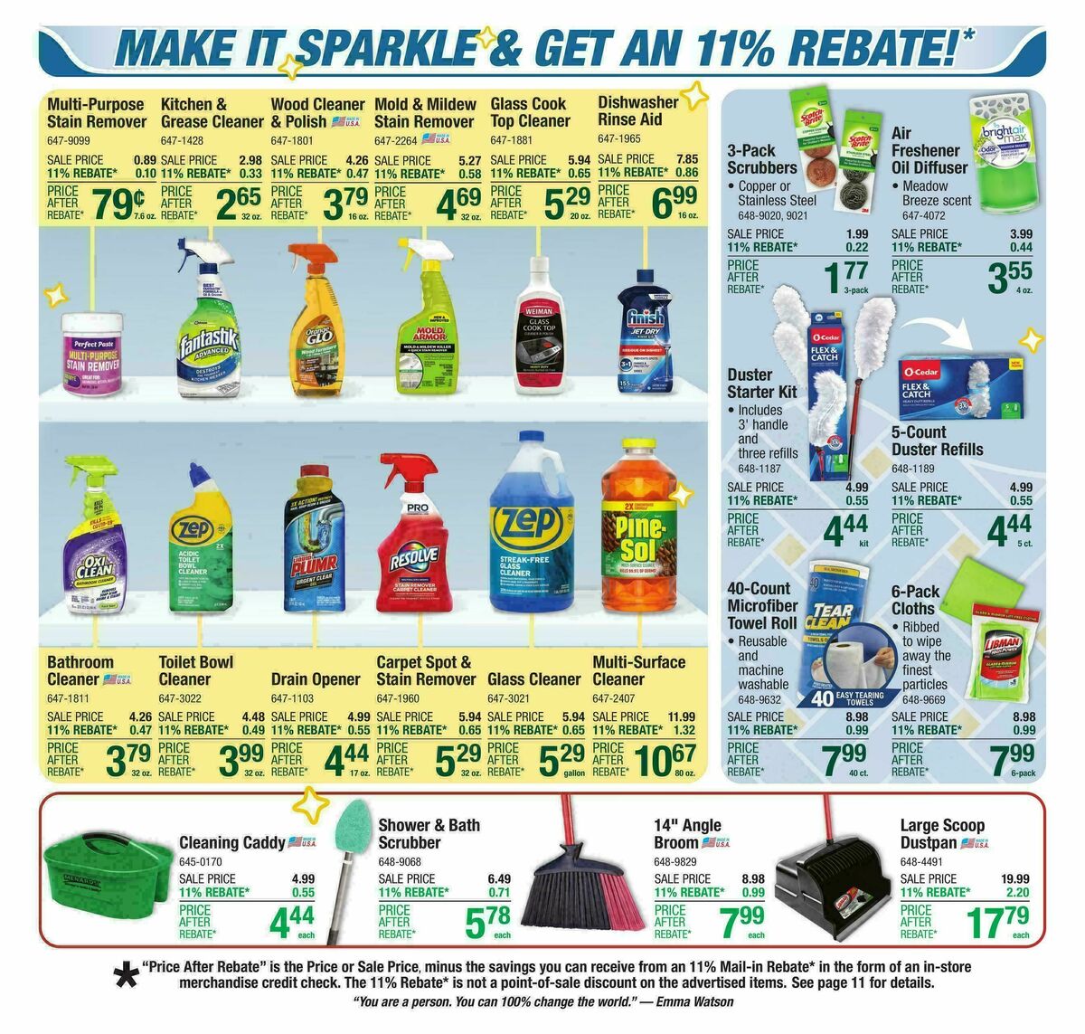 Menards Weekly Ad from August 27