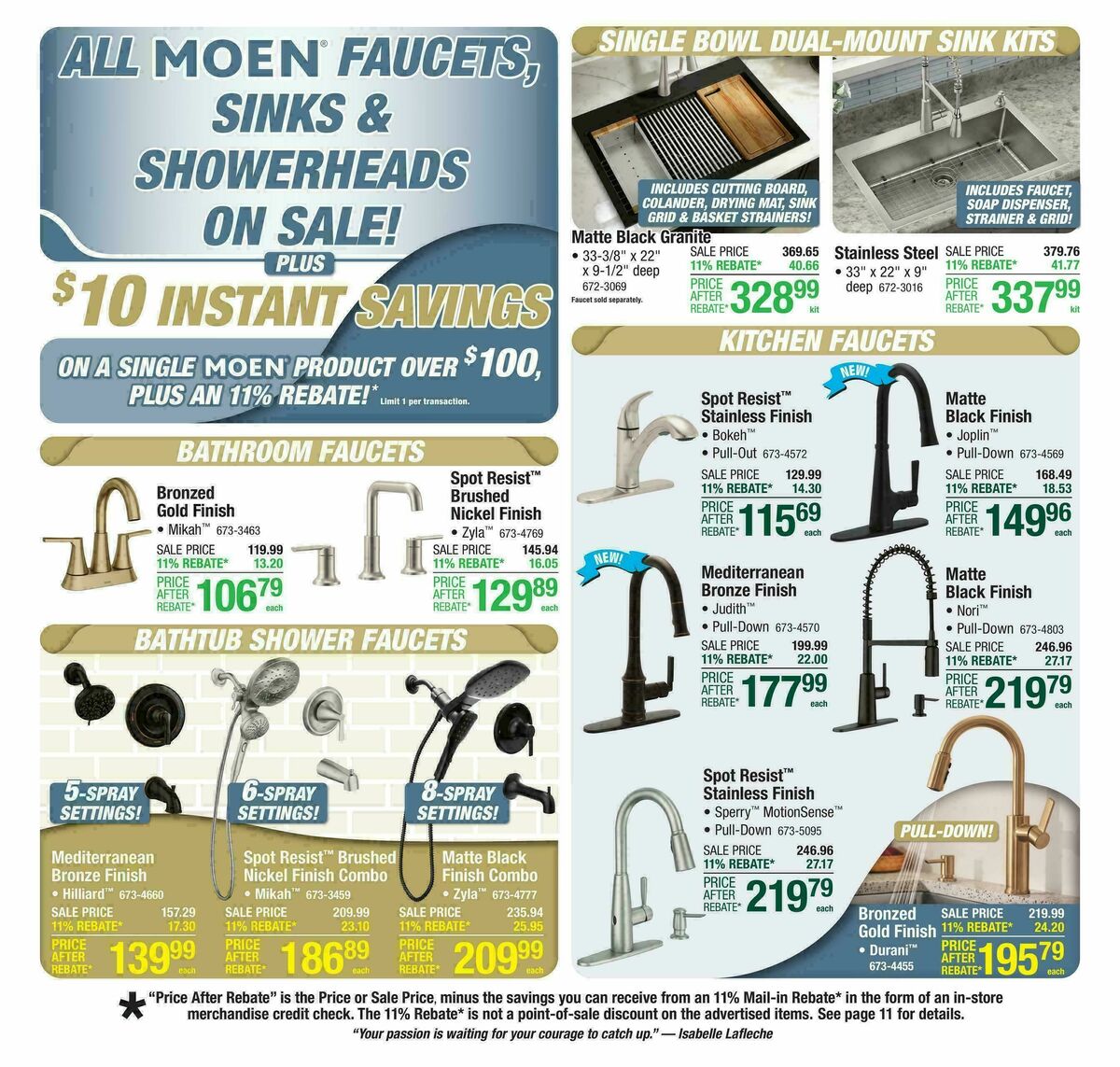 Menards Weekly Ad from August 27