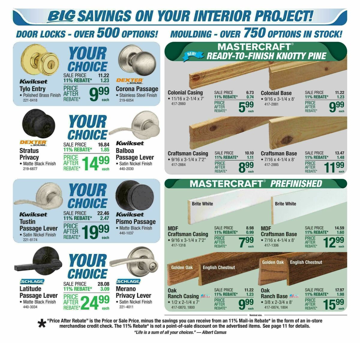 Menards Weekly Ad from August 27