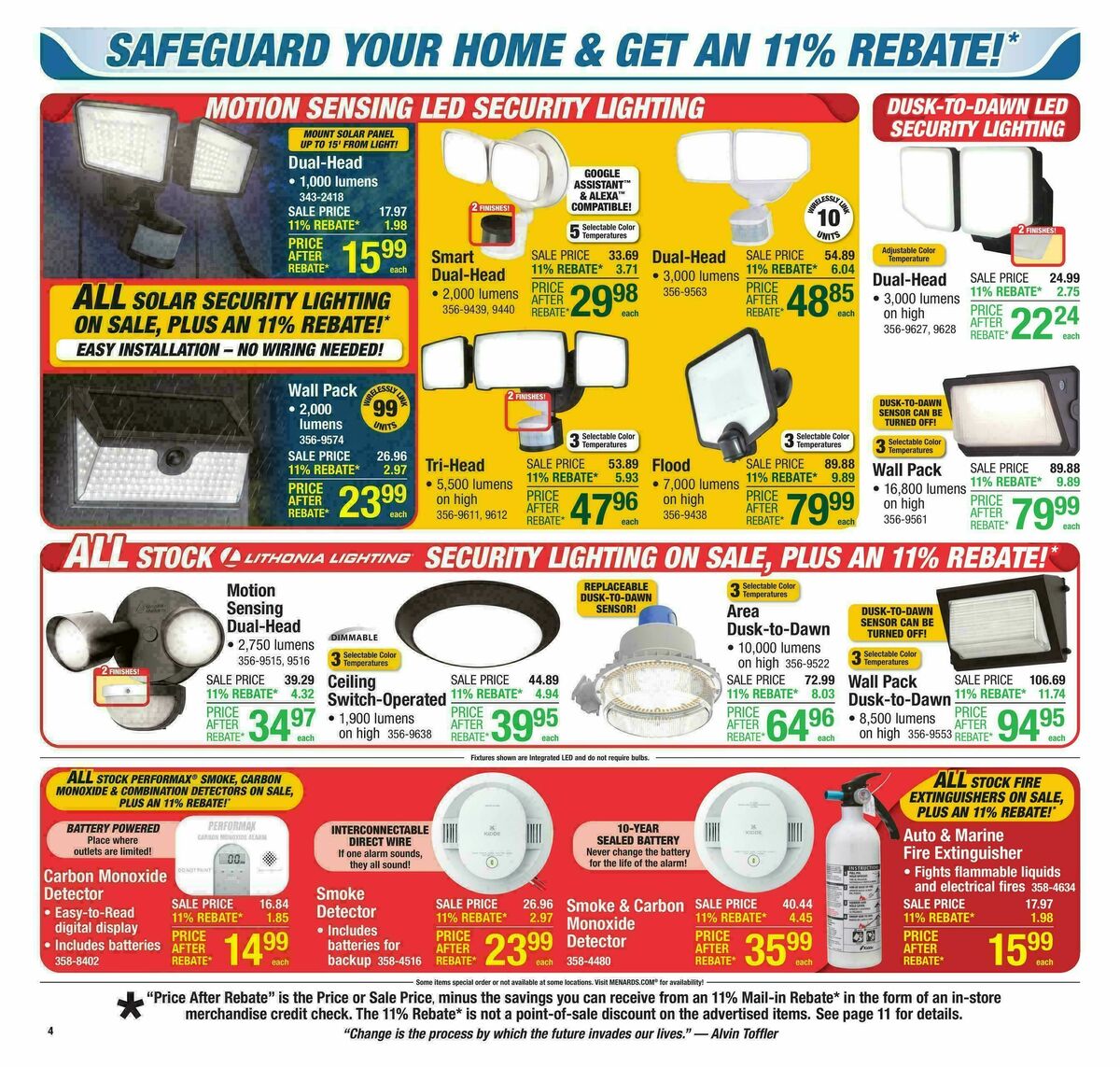 Menards Weekly Ad from August 27