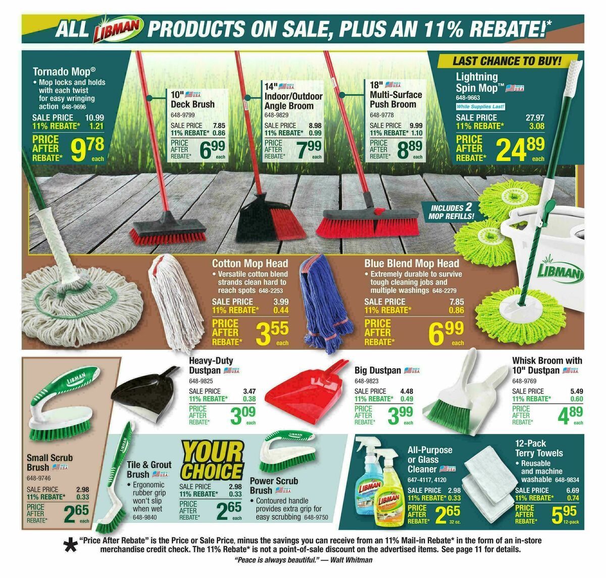 Menards Weekly Ad from September 3