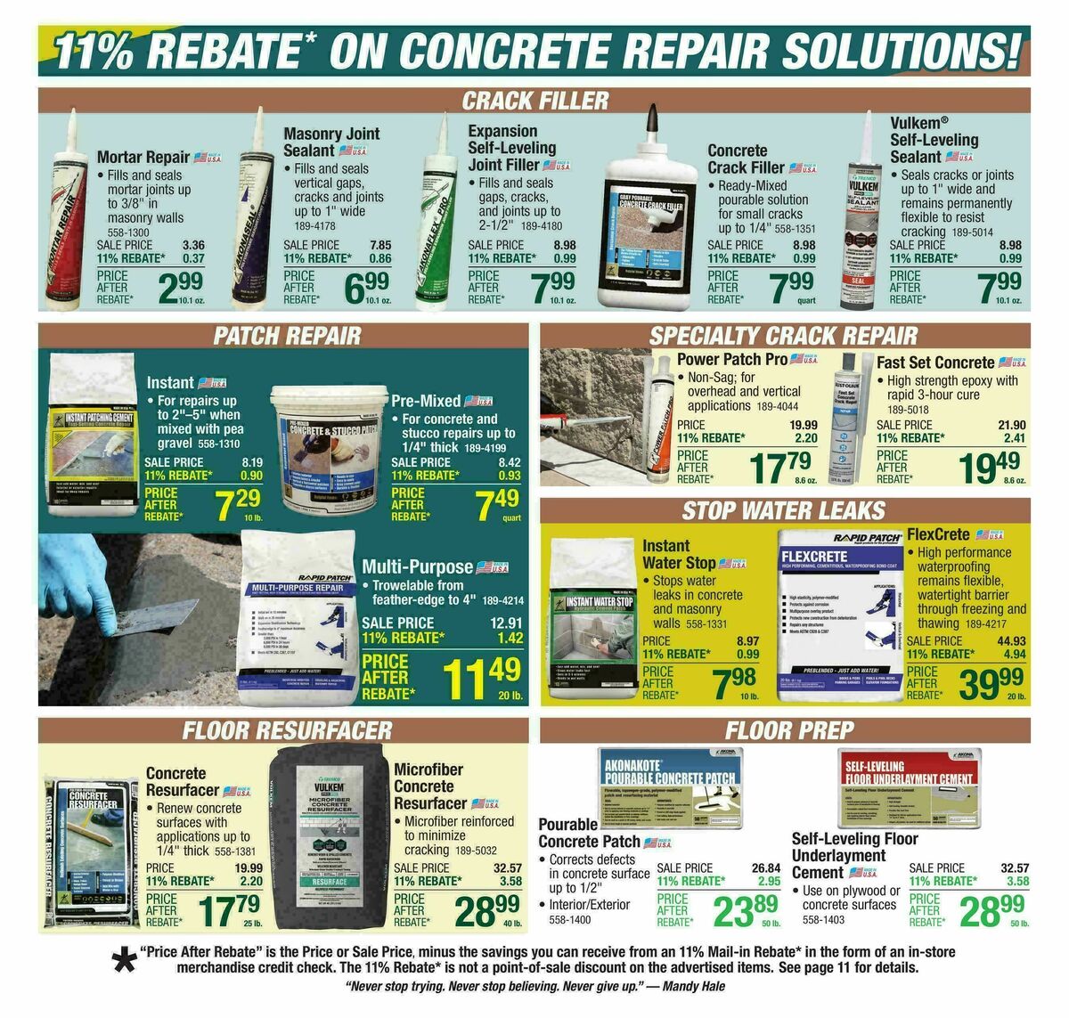 Menards Weekly Ad from September 3