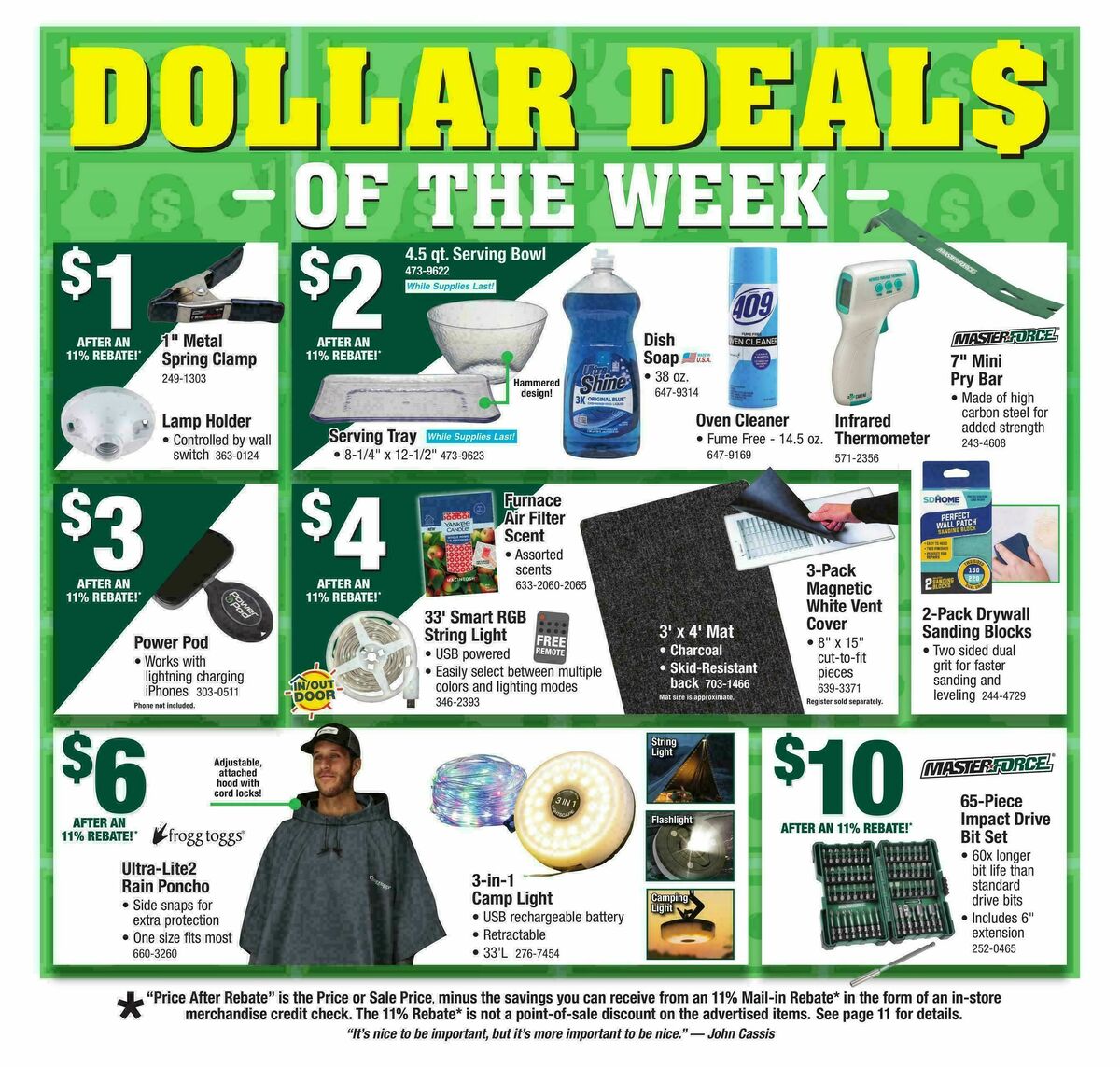 Menards Weekly Ad from September 3