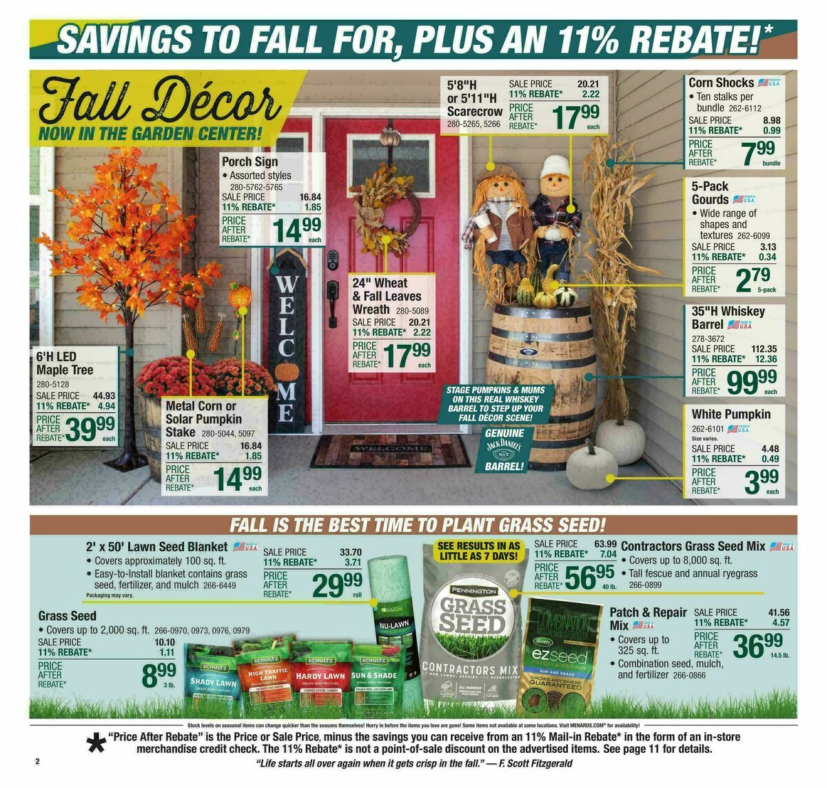 Menards Weekly Ad from September 3