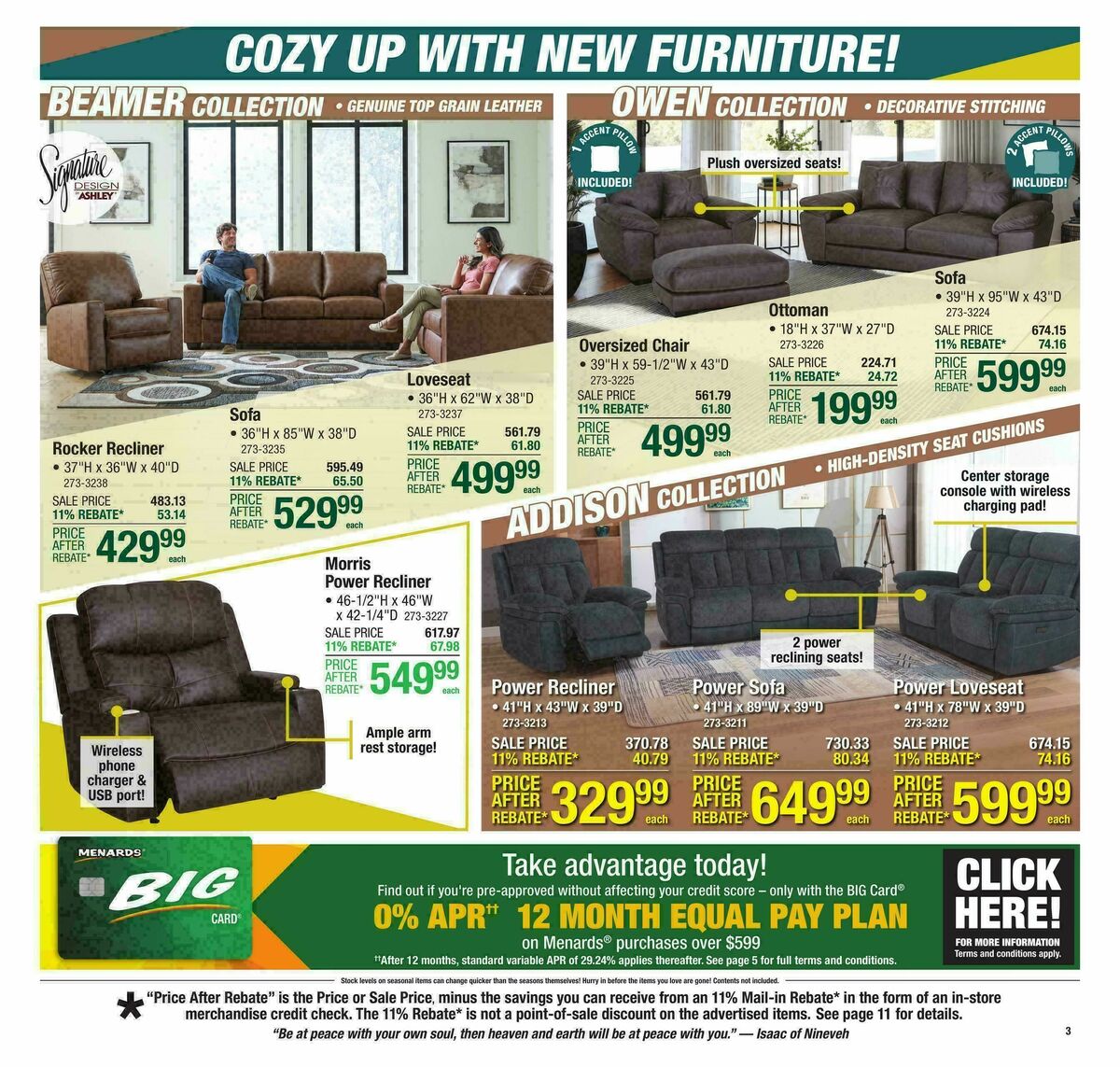 Menards Weekly Ad from September 3