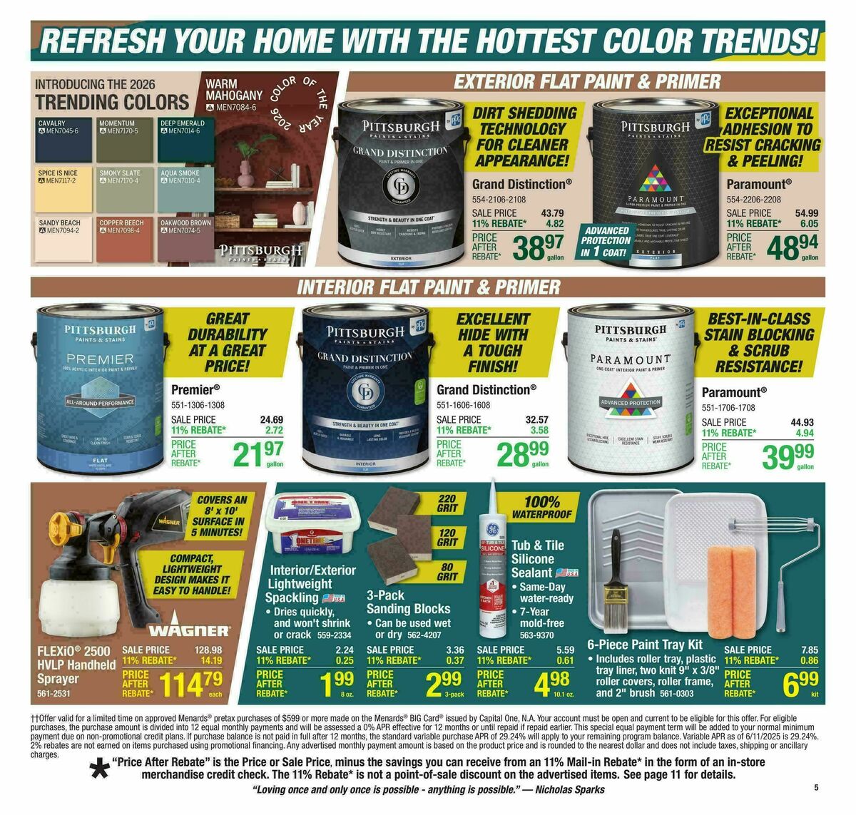 Menards Weekly Ad from September 3