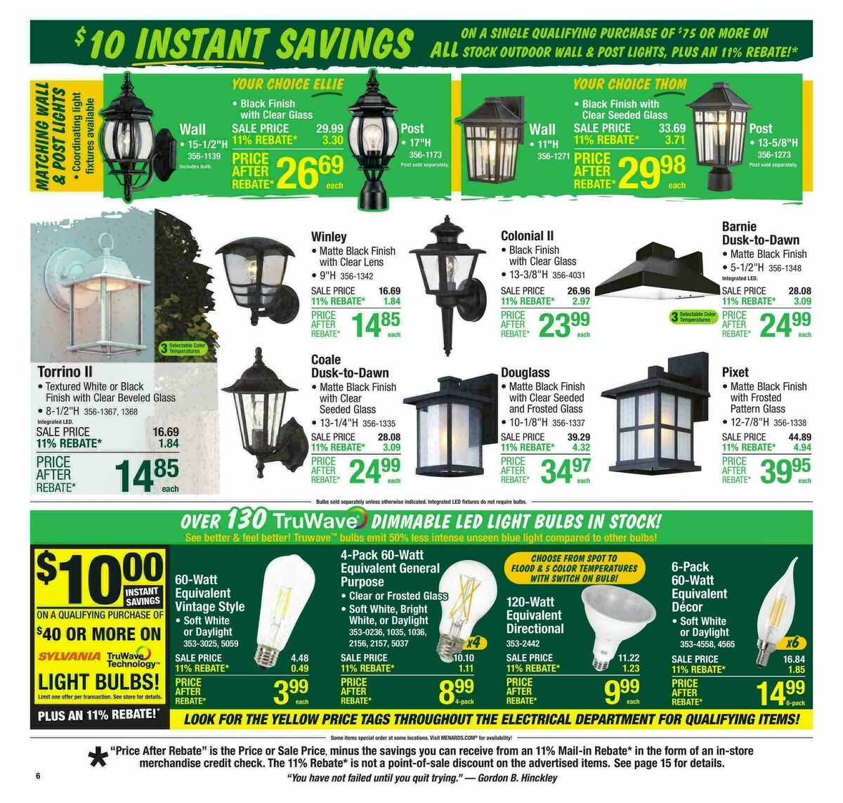 Menards Weekly Ad from September 10
