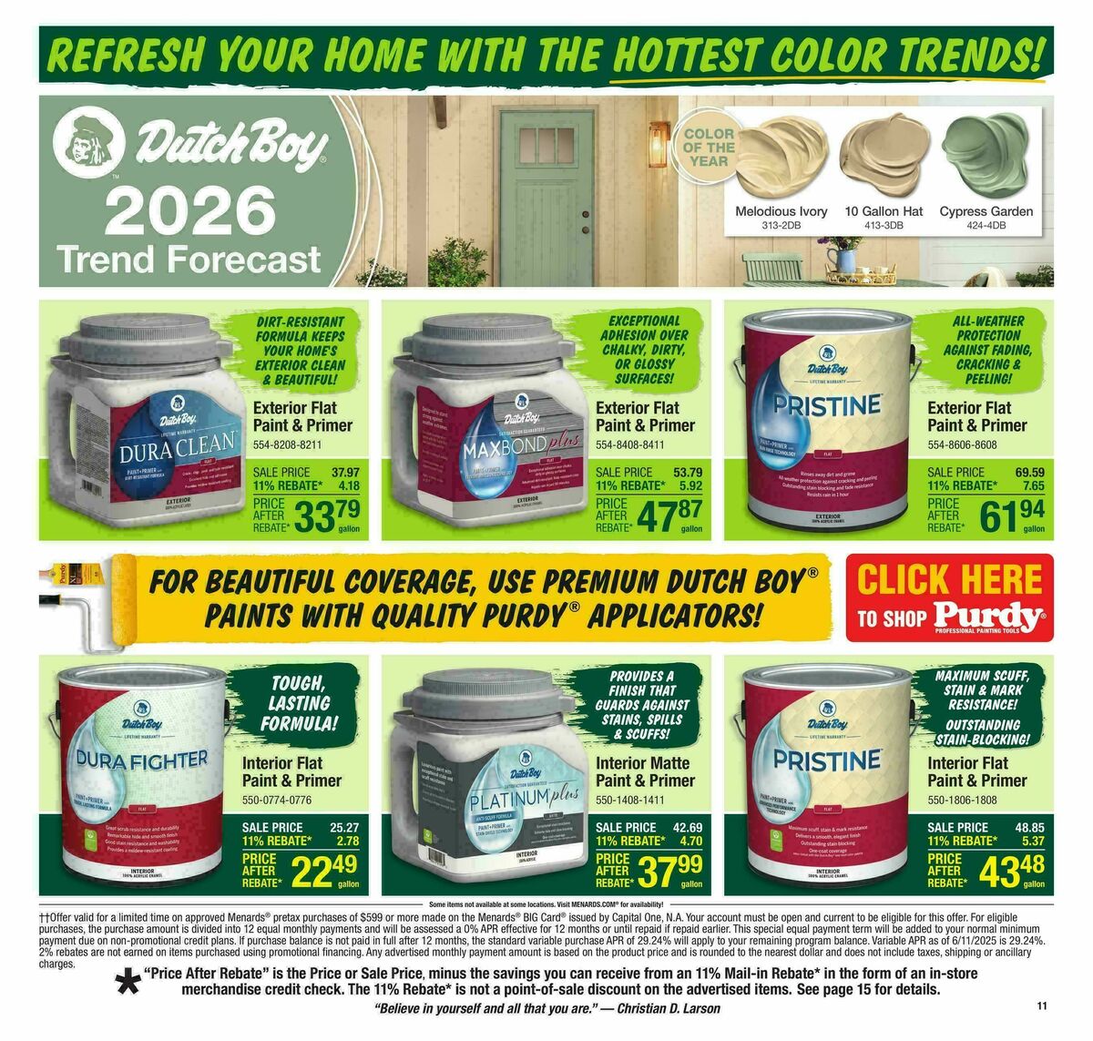 Menards Weekly Ad from September 10