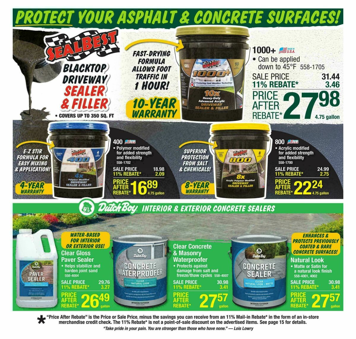 Menards Weekly Ad from September 10