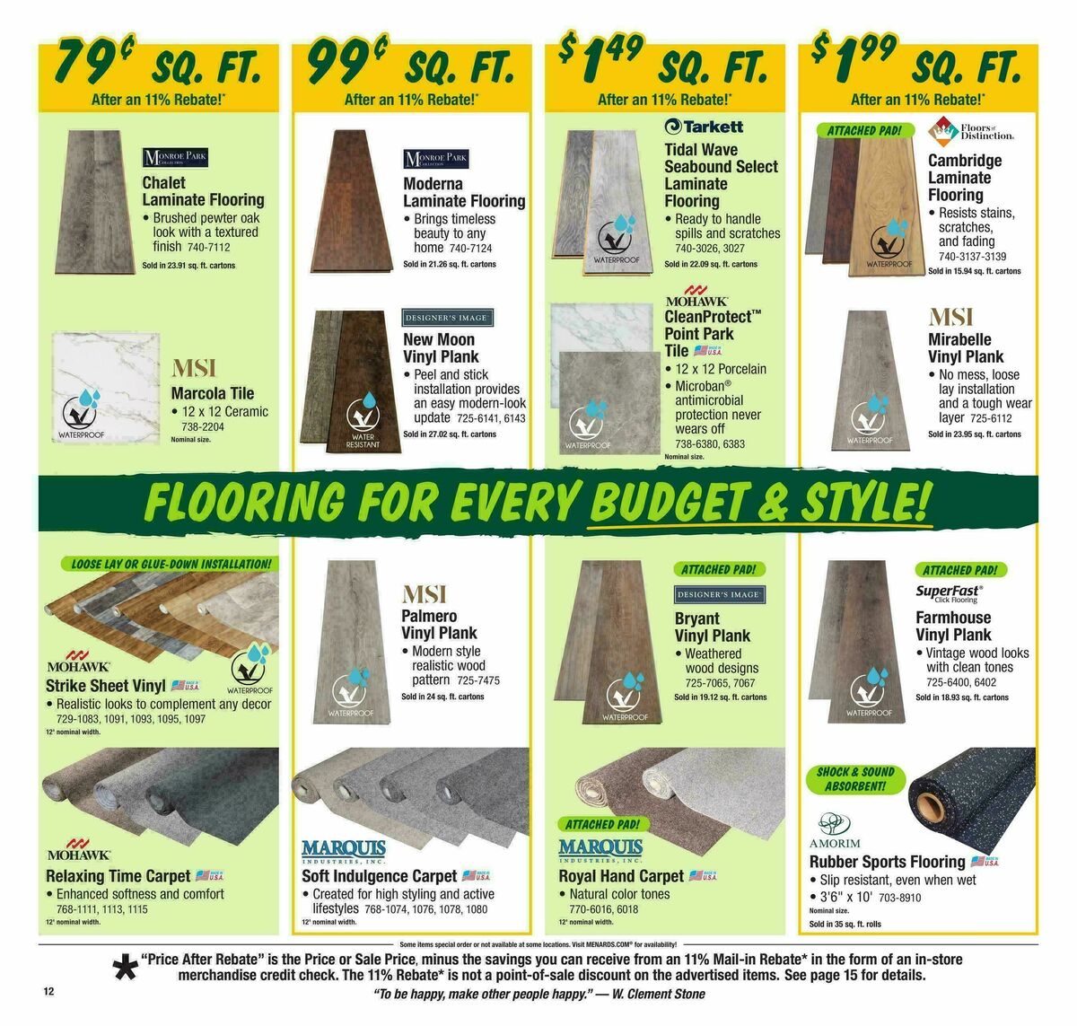 Menards Weekly Ad from September 10