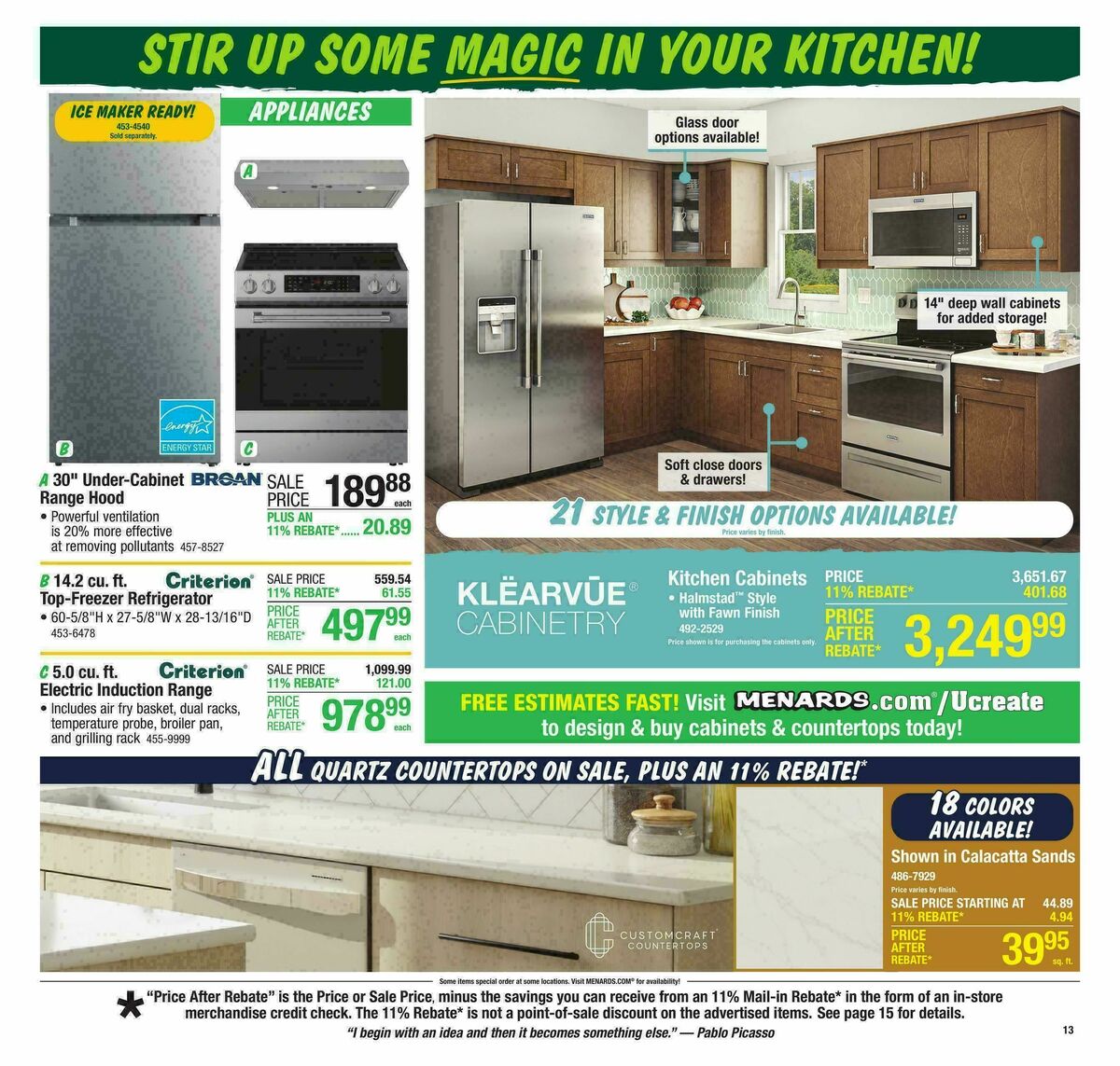 Menards Weekly Ad from September 10