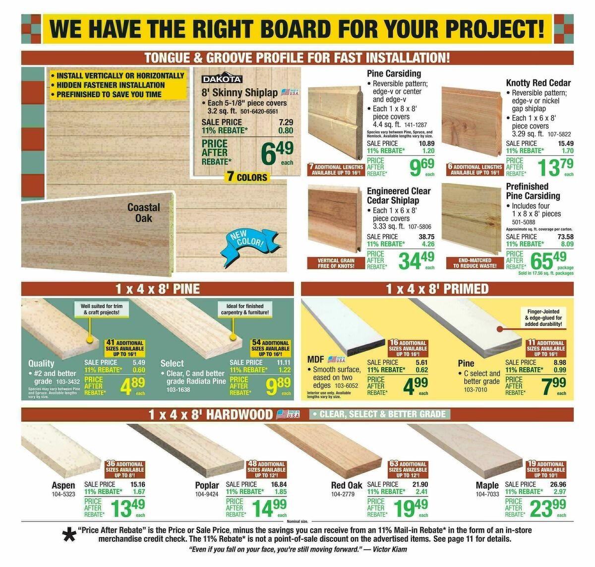 Menards Weekly Ad from September 17